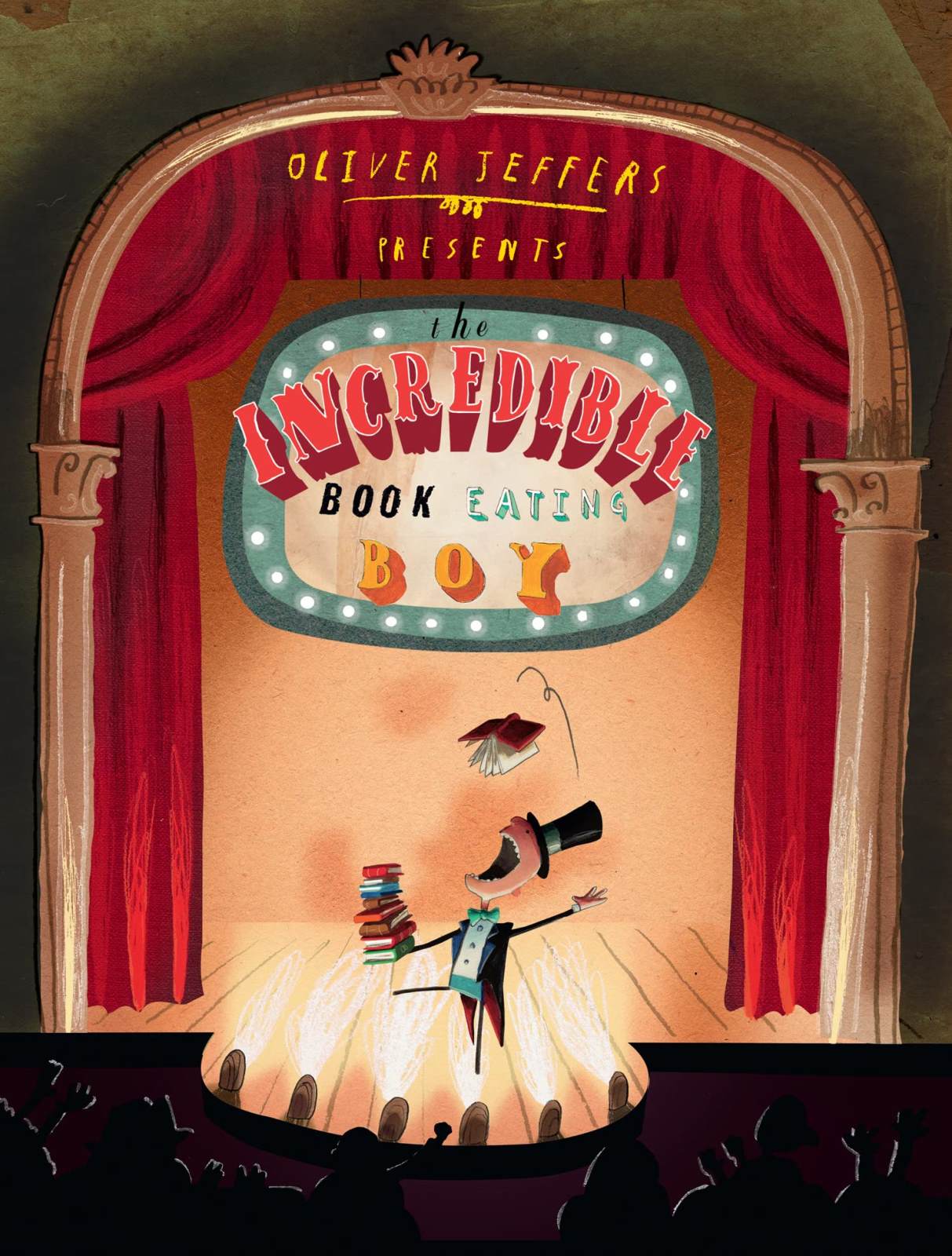 The Incredible book eating boy Cover of The Incredible Book Eating Boy by Oliver Jeffers